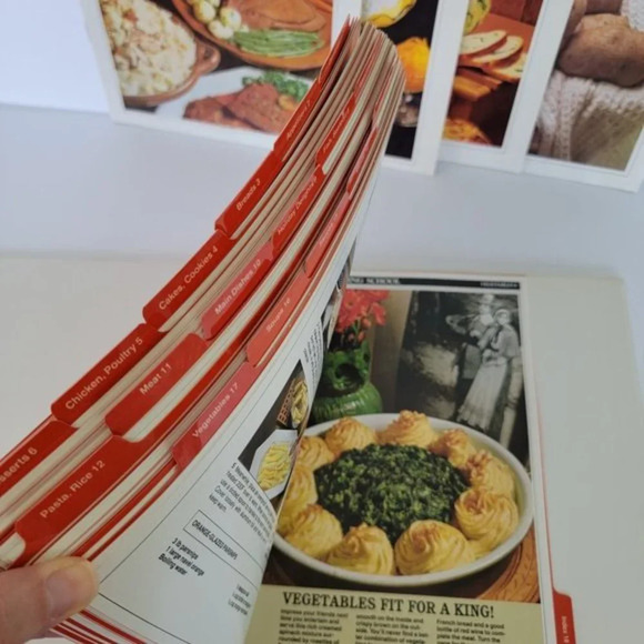 Vintage McCall's Cooking‎ School 1986 Cookbook Set 3 Ring Binders - Picture 3 of 7